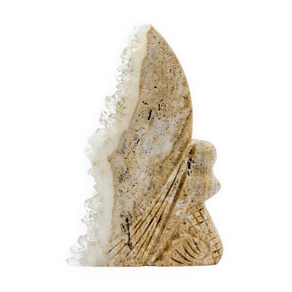 Quartz Mermaid Fairy Carving - Image 2