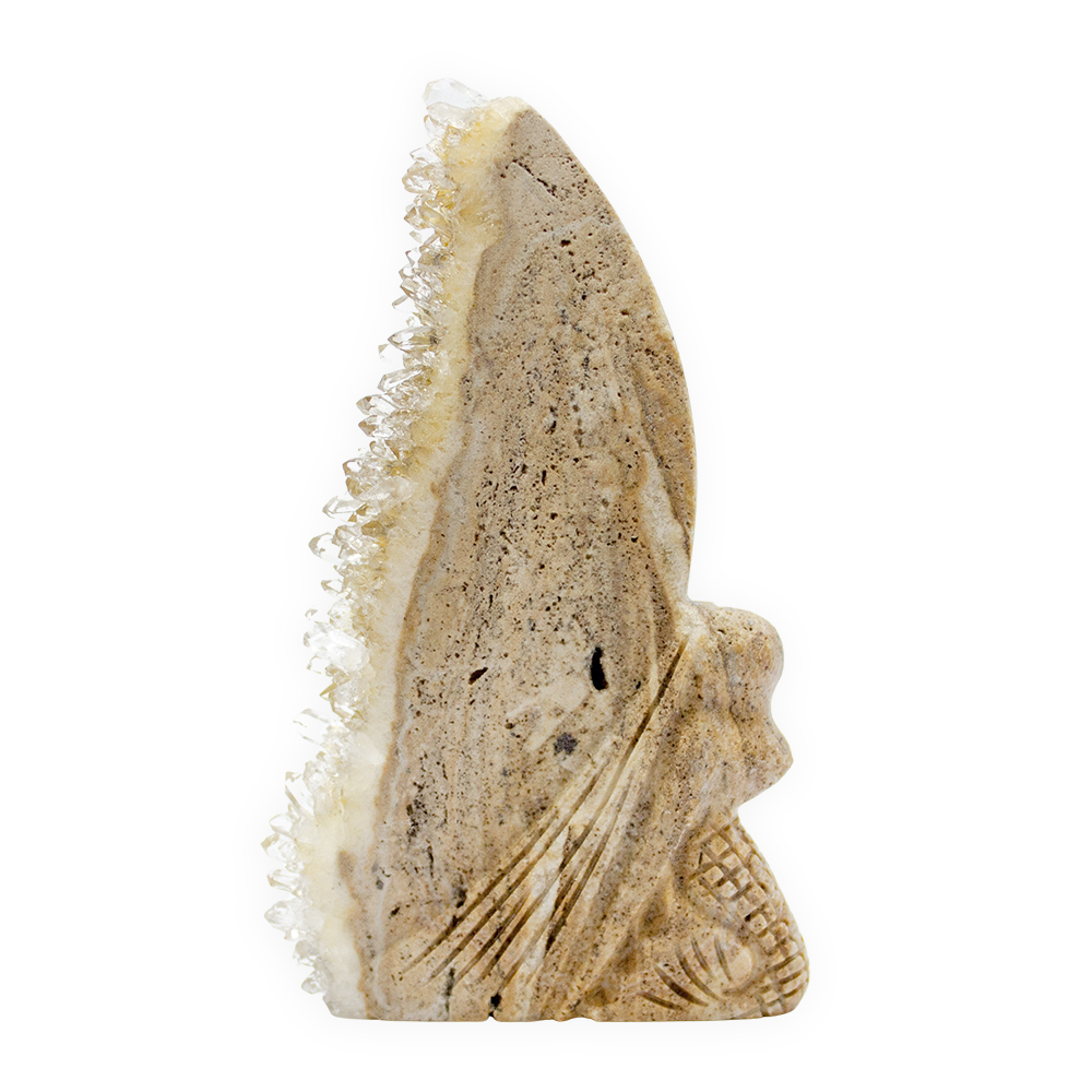 Quartz Mermaid Fairy Carving - Image 2