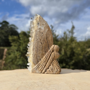 Quartz Mermaid Fairy Carving