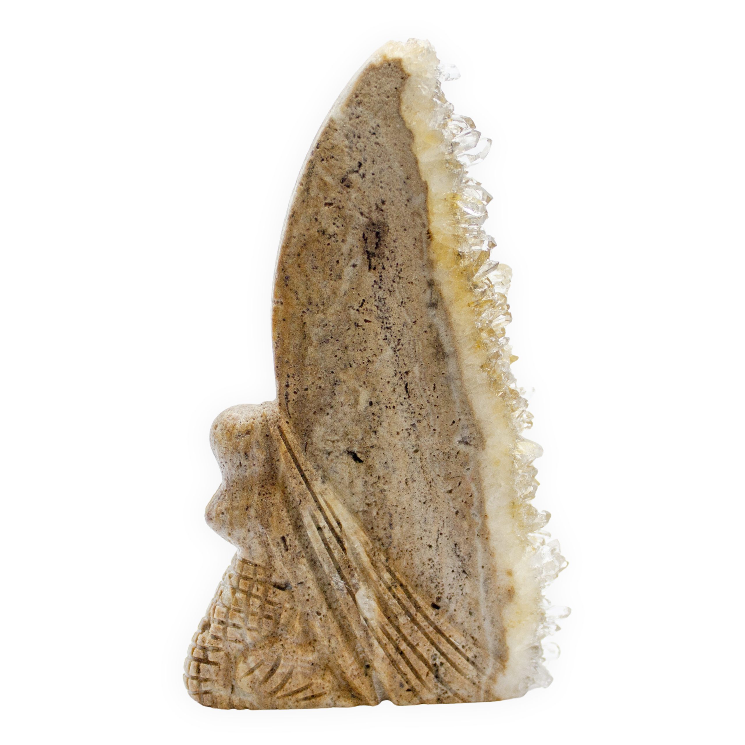 Quartz Mermaid Fairy Carving - Image 2