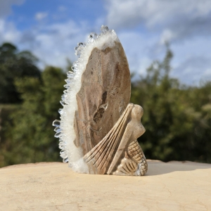 Quartz Mermaid Fairy Carving