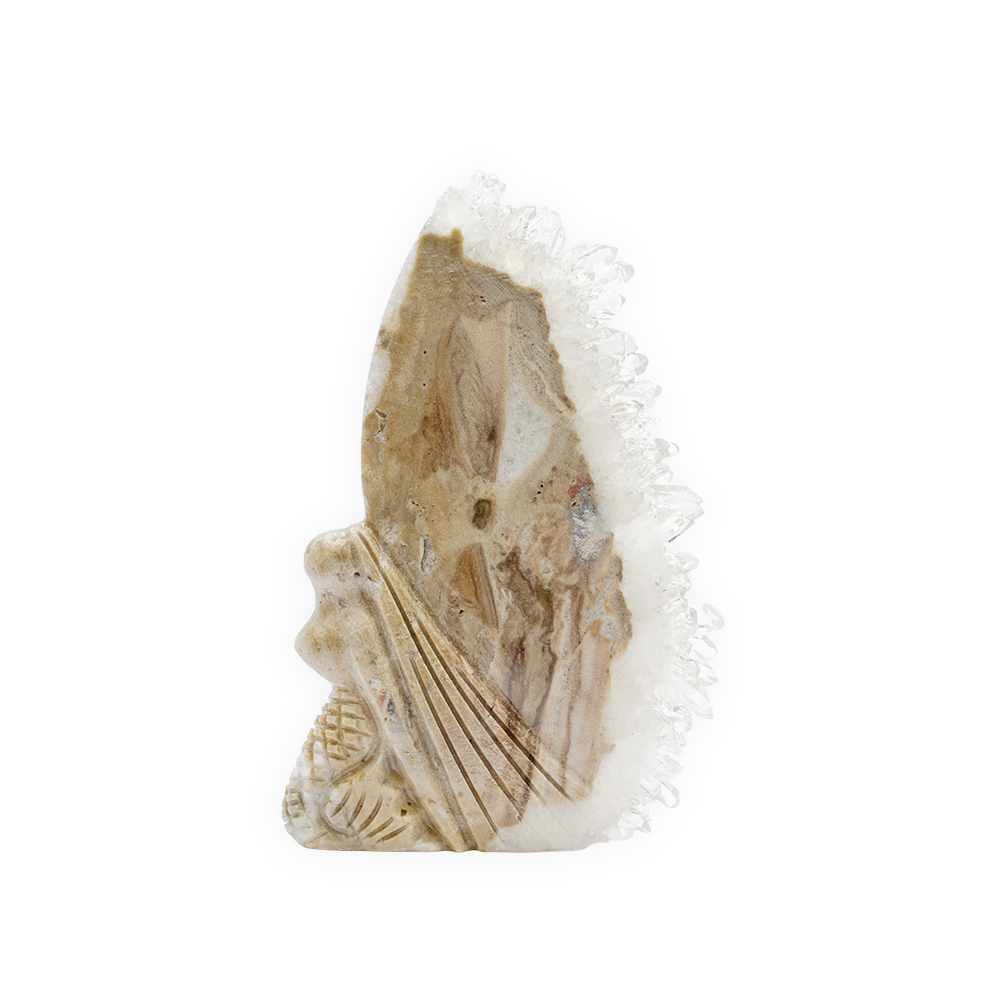 Quartz Mermaid Fairy Carving - Image 3