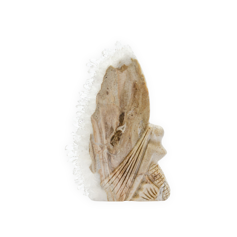 Quartz Mermaid Fairy Carving - Image 2