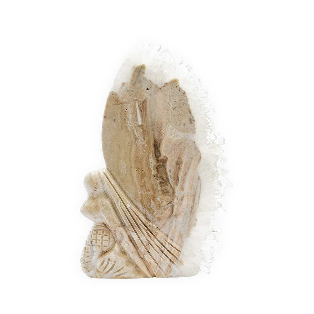 Quartz Mermaid Fairy Carving - Image 2