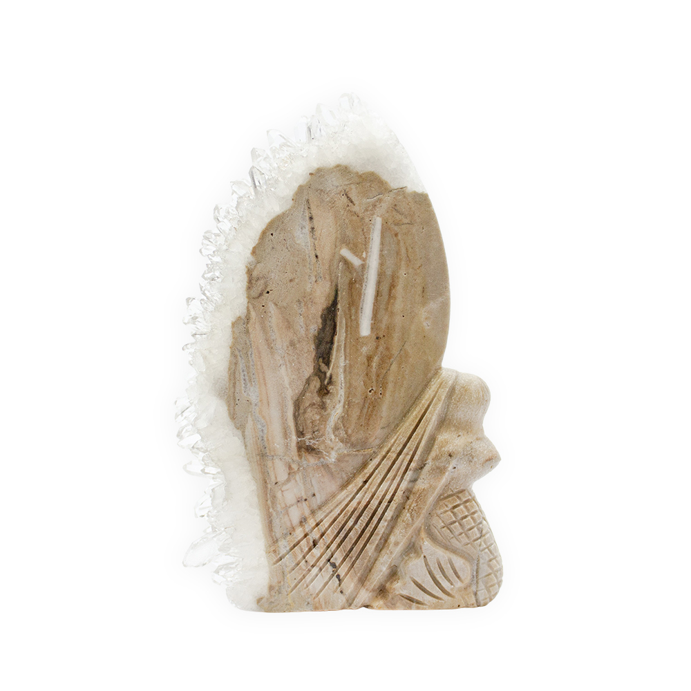Quartz Mermaid Fairy Carving - Image 3