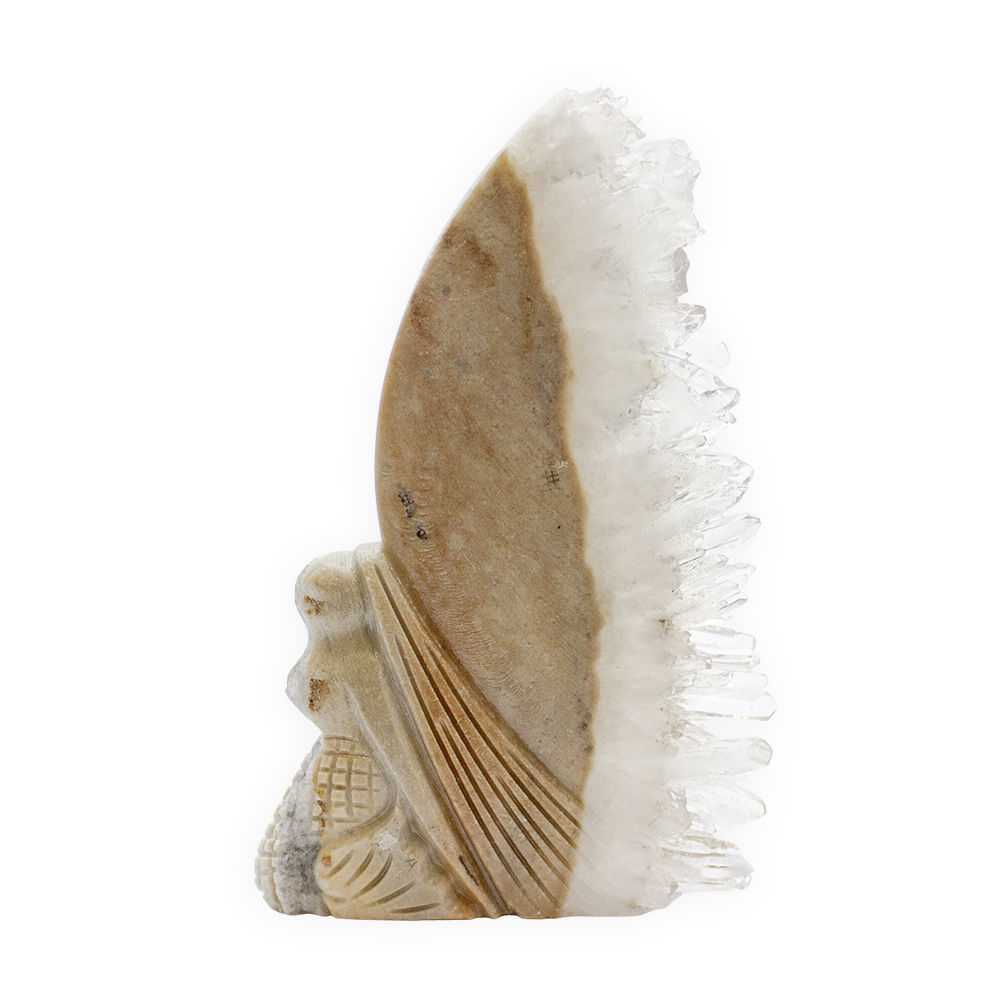 Quartz Mermaid Fairy Carving - Image 2