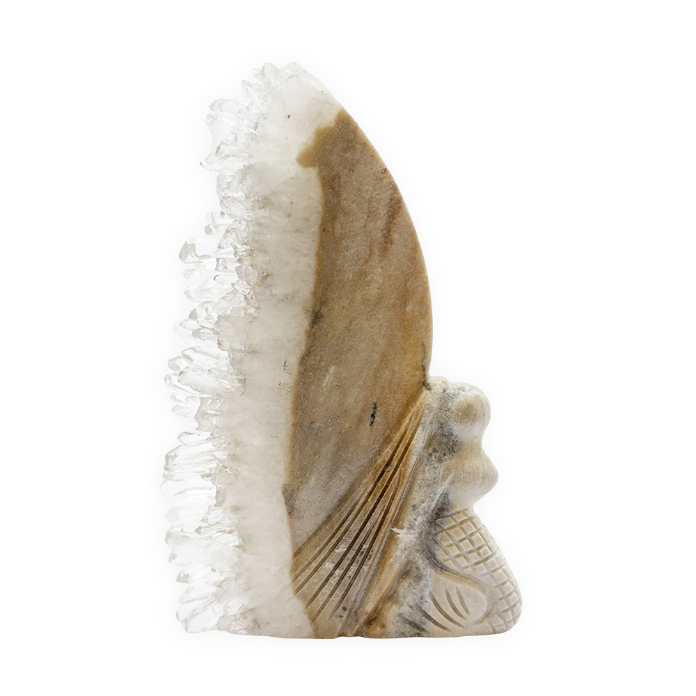Quartz Mermaid Fairy Carving - Image 3