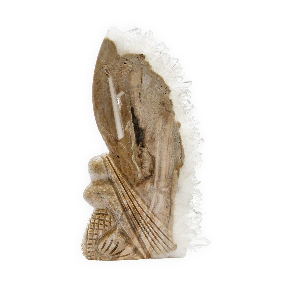 Quartz Mermaid Fairy Carving - Image 3