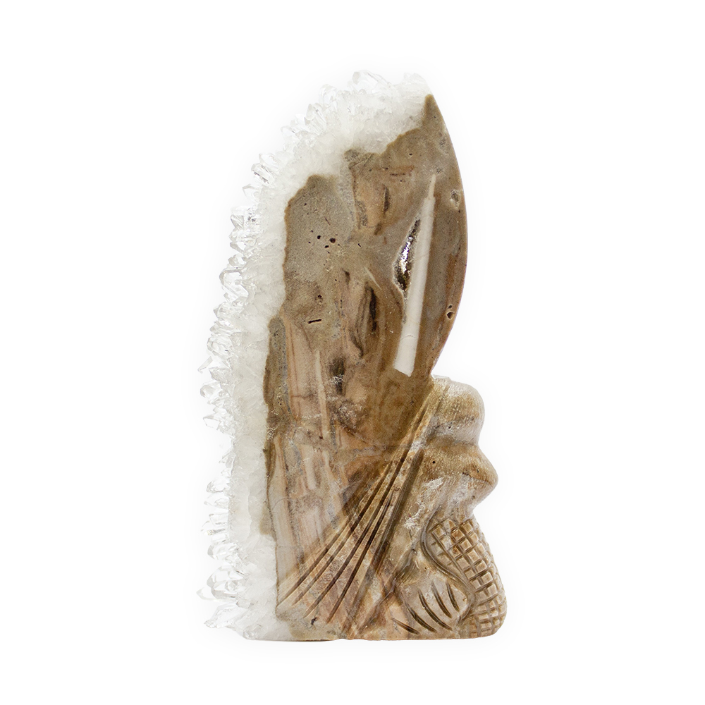 Quartz Mermaid Fairy Carving - Image 2