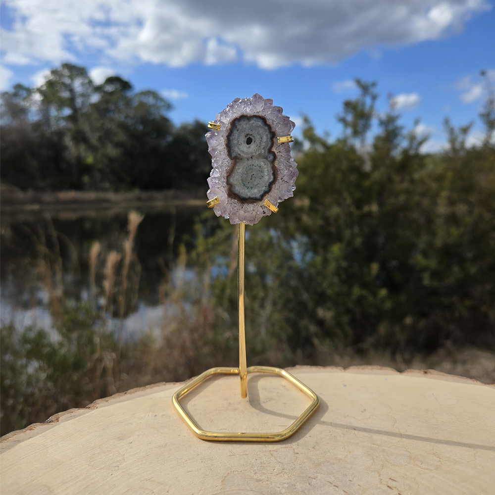 Amethyst Stalactite on Stand