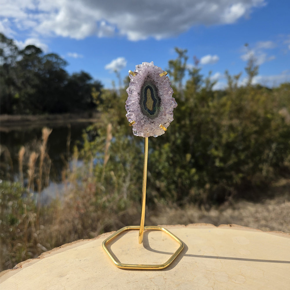 Amethyst Stalactite on Stand