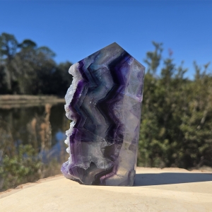 Polished Fluorite Point