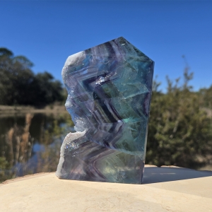 Polished Fluorite Point
