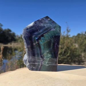 Polished Fluorite Point
