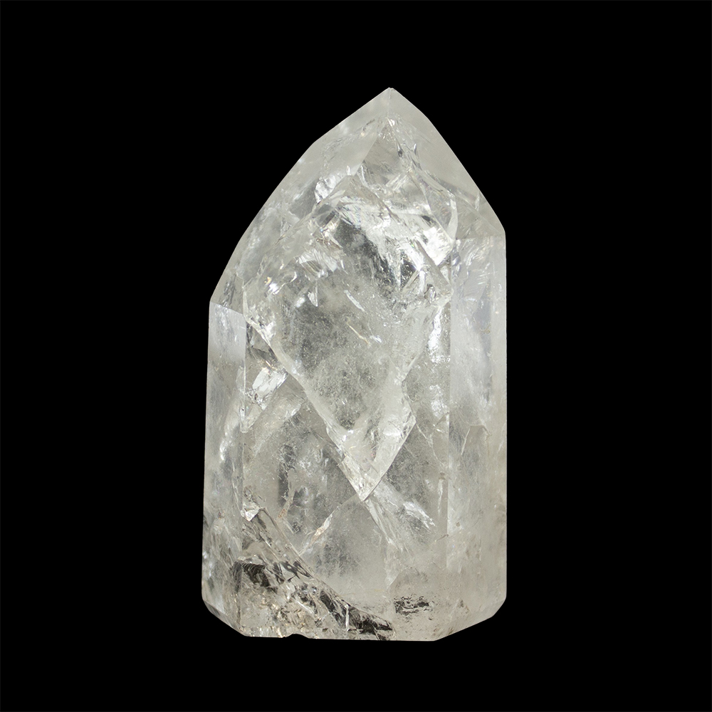 Fire and Ice Quartz Point with Rainbow - Image 3