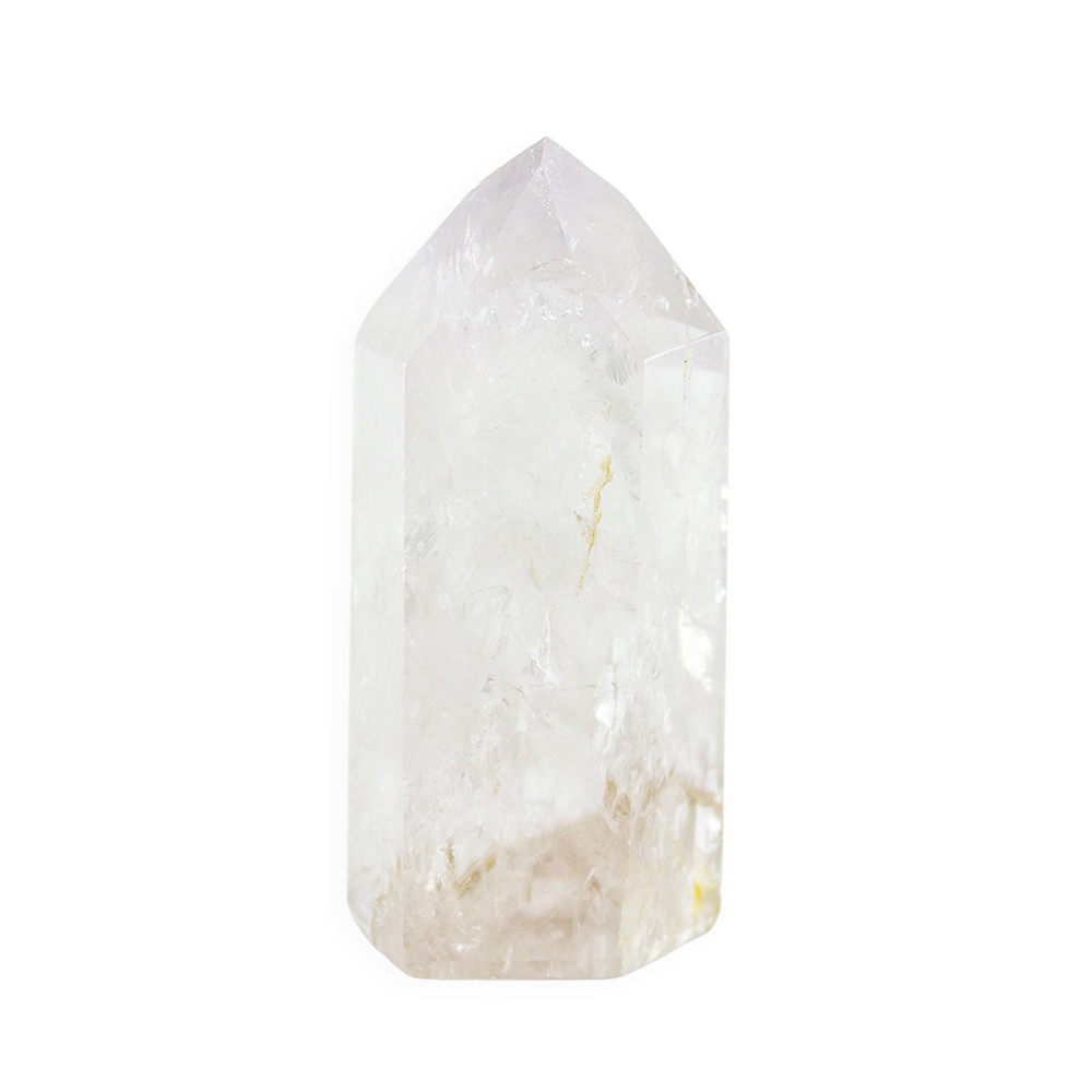 UV Powellite in Amethyst Channeling Quartz Point - Image 3