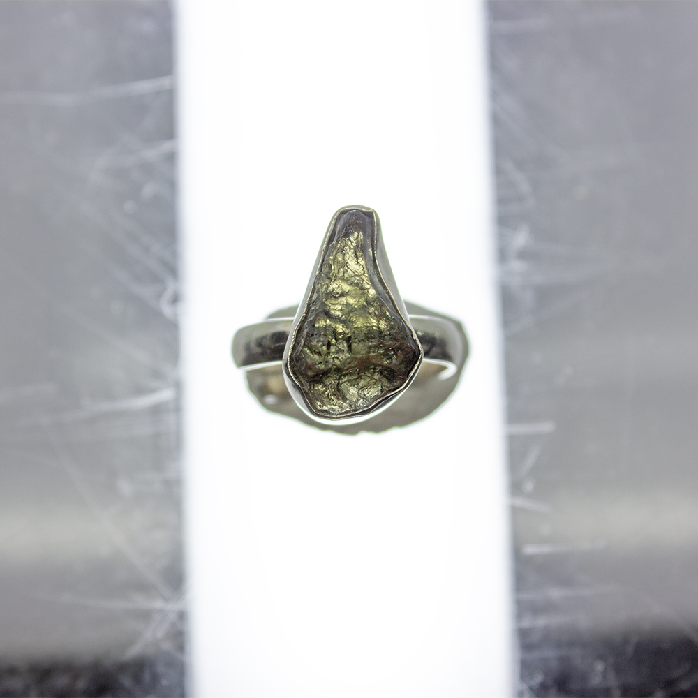 S.S. Moldavite Adjustable Ring - Image 2