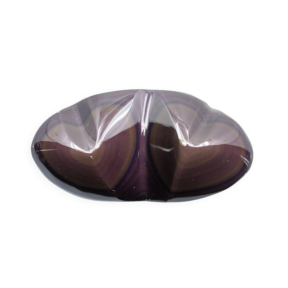 Rainbow Obsidian Double Heart - Image 2