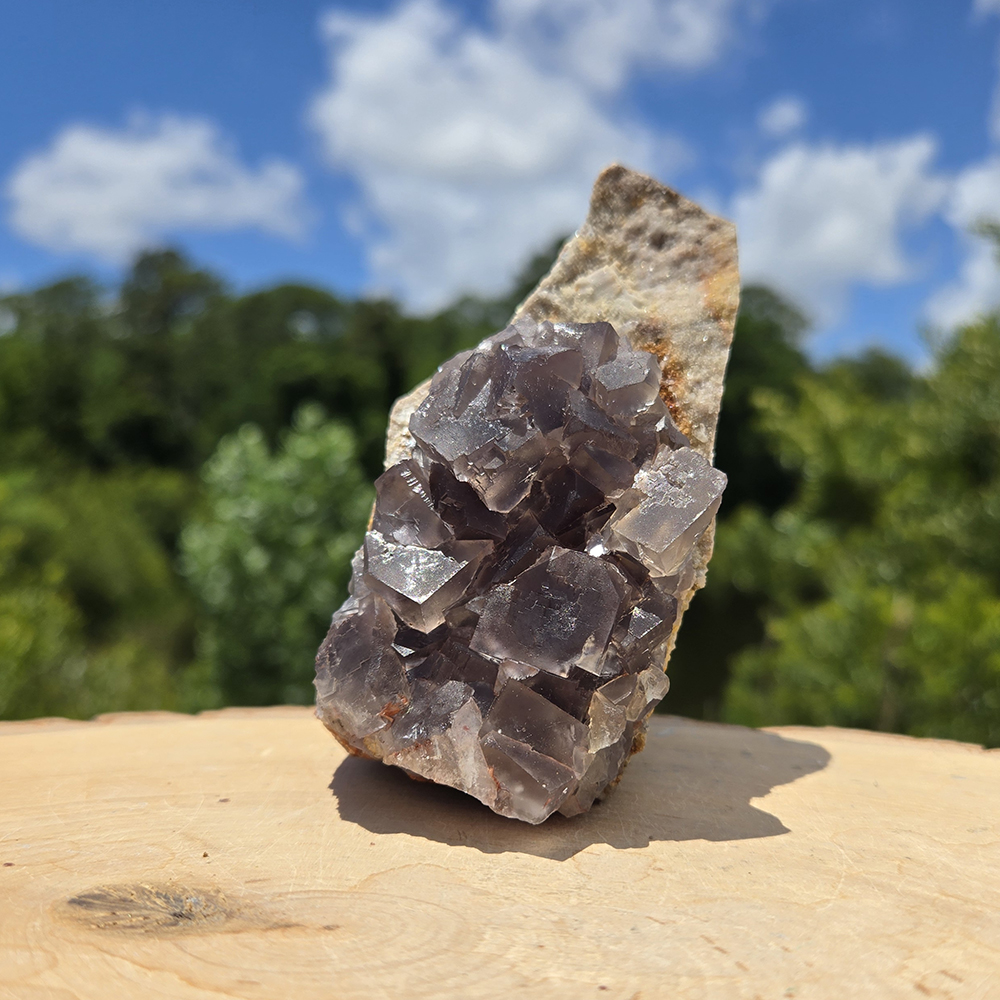 Green Fluorite Cluster