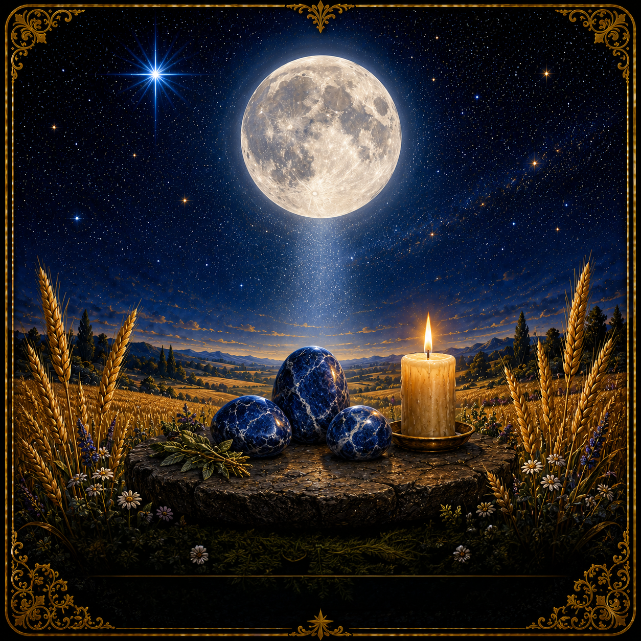 The Blue Moon Oracles of Truthful Abundance - Crystal Vaults