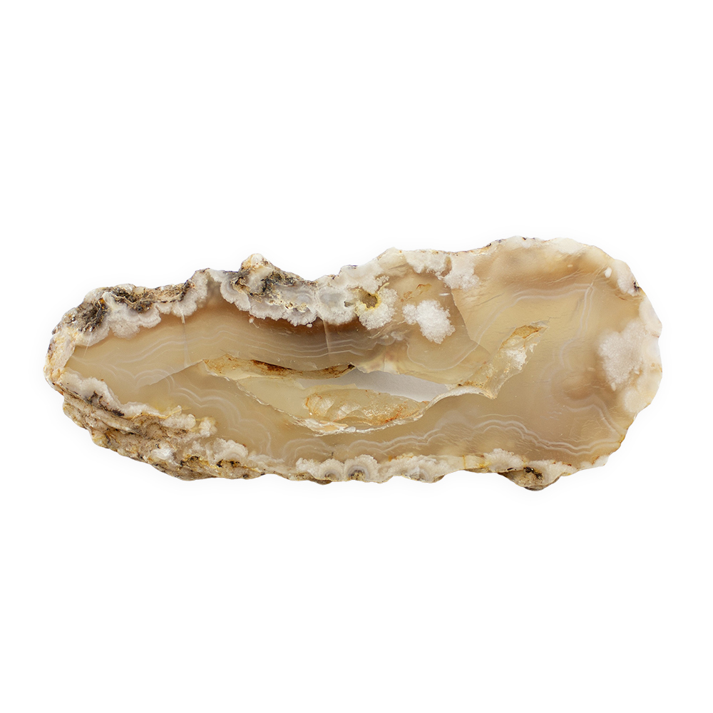 Pink Amethyst Flower Agate Slice - Image 2