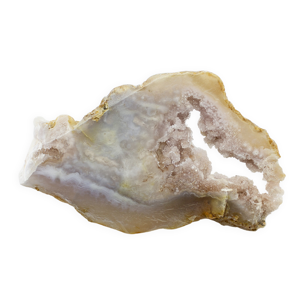 Pink Amethyst Flower Agate Slice - Image 2