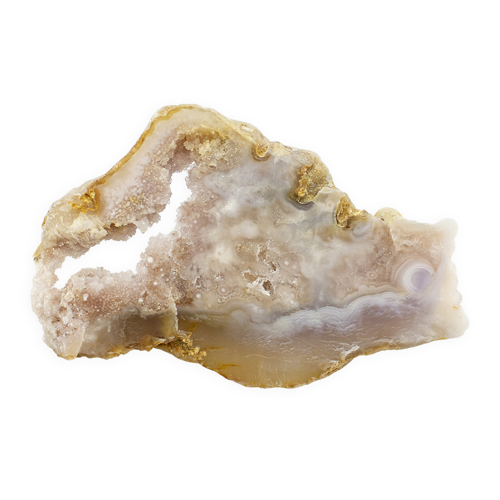 Pink Amethyst Flower Agate Slice - Image 3
