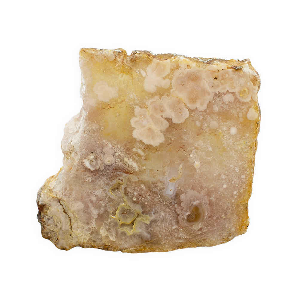 Pink Amethyst Flower Agate Slice - Image 3