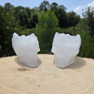 Quartz Skull Bowl