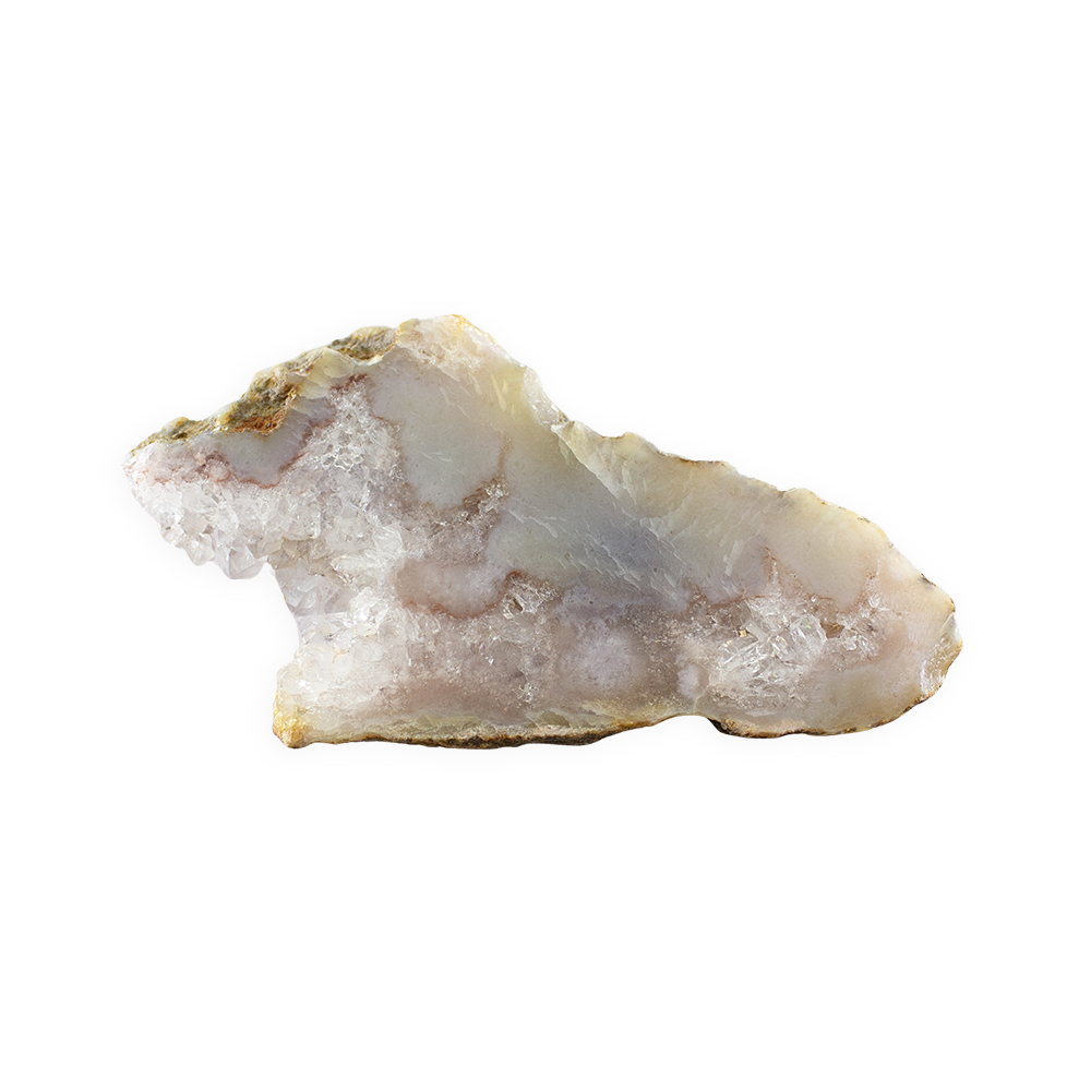 Pink Amethyst Flower Agate Slice - Image 3