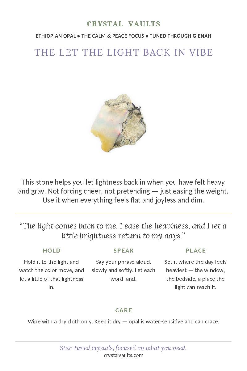 Let the Light Back In Vibe - Image 2