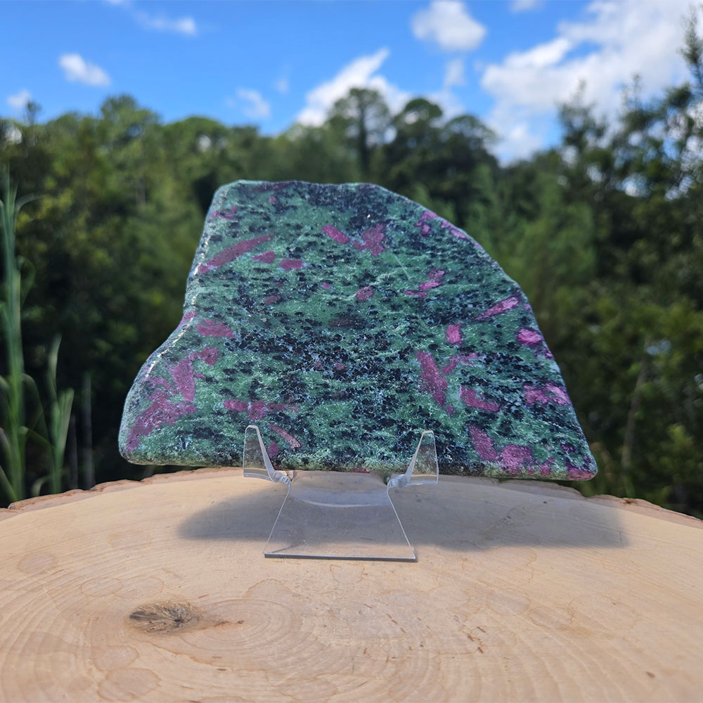 Ruby in Zoisite Slab