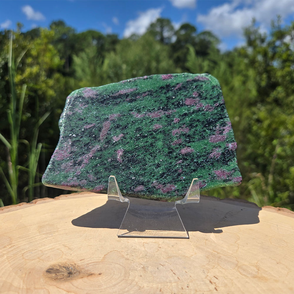 Ruby in Zoisite Slab