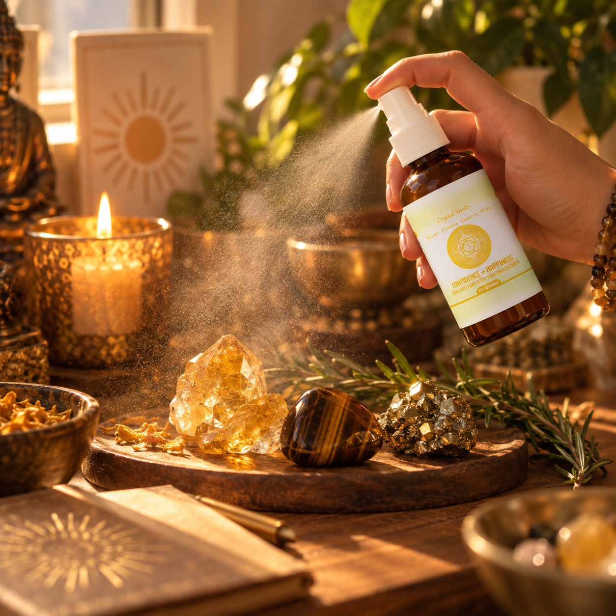 Solar Plexus Chakra Crystal Mist - Image 3