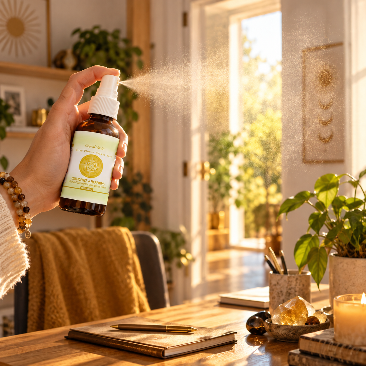 Solar Plexus Chakra Crystal Mist - Image 2