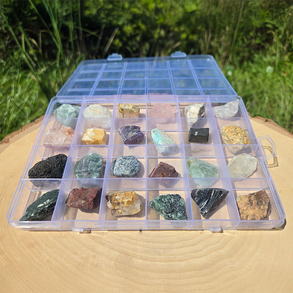 Natural Rough Crystal Set
