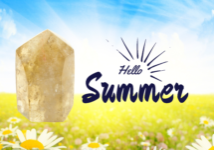 Yellow Modern Hello Summer (Banner (Landscape))