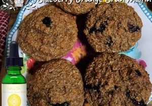 baking with crystals blueberry orange bran muffins