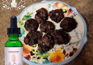 baking with crystals double chocolate bites