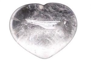 clear quartz heart 500