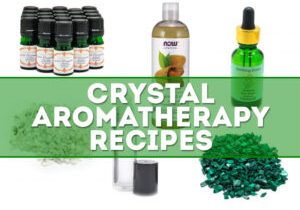 crystal aromatherapy recipes title header