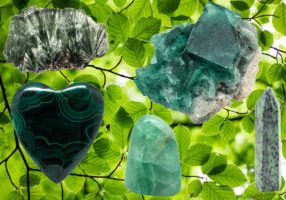 green crystals for healing