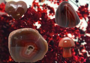 using red crystals